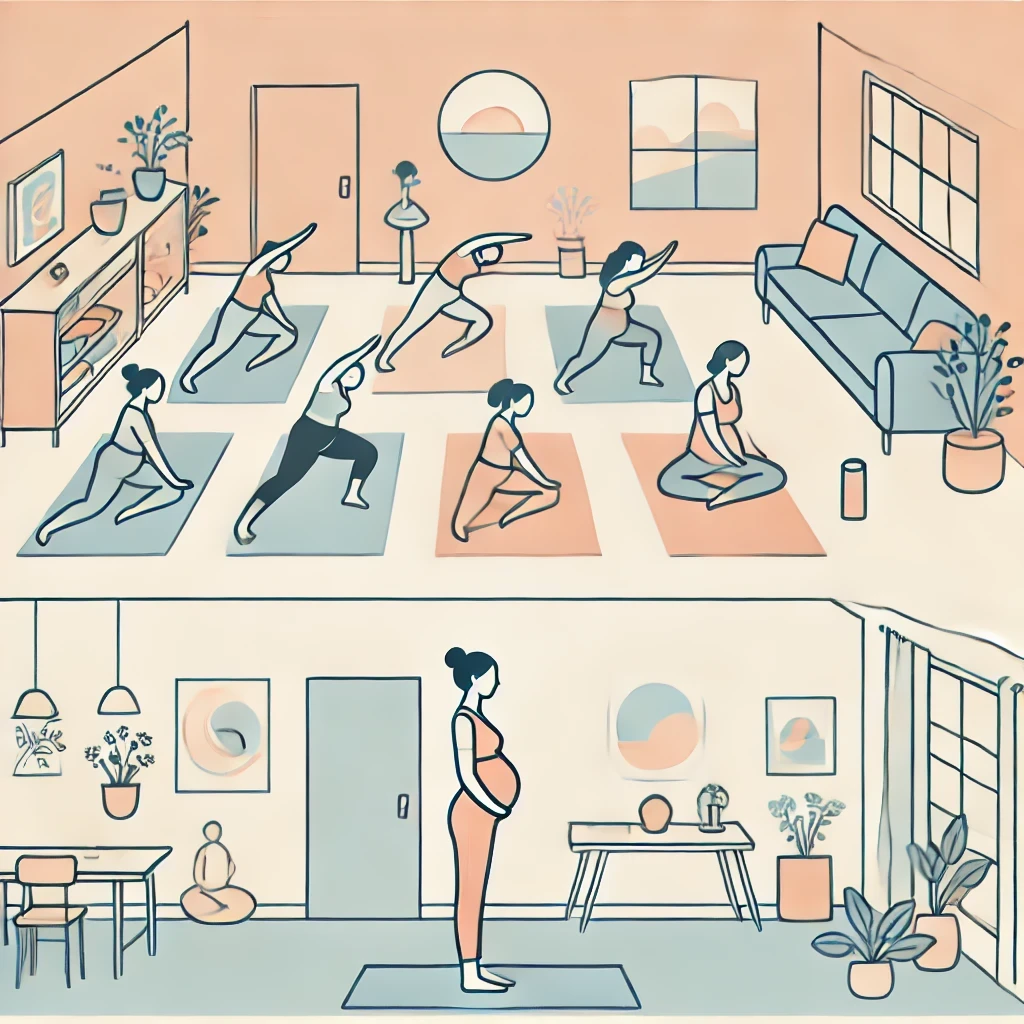 Pregnancy Yoga: Group Classes vs. Private Sessions Near You