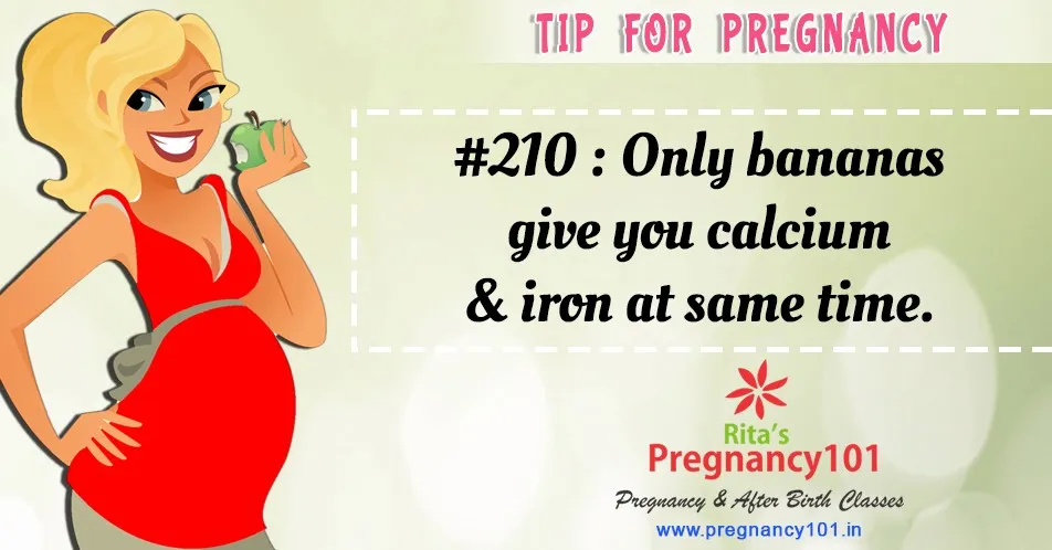 Only bananas give you calcium iron at same time