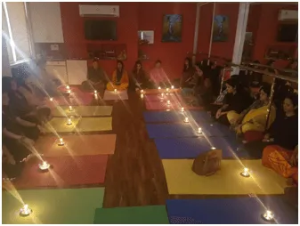 Candle light meditation for our mumma
