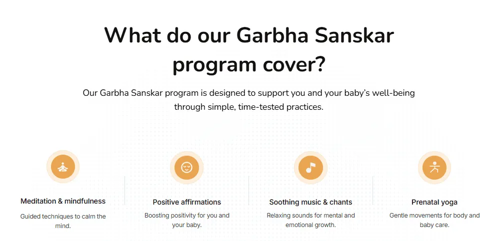 Online Garbha Sanskar programs