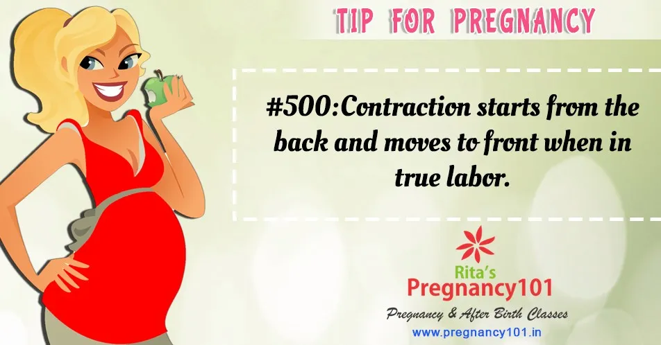 Contraction starts from the back and moves to front