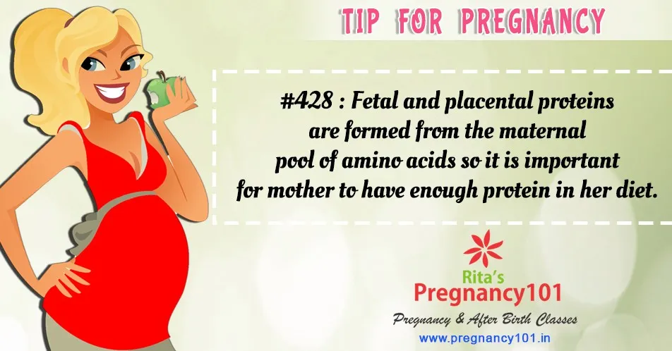 It is important for mother to have enough protein in her diet