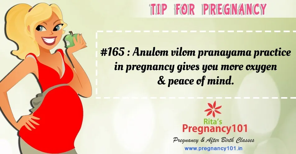 Anulom vilom pranayama practice in pregnancy gives you more oxygen peace of mind