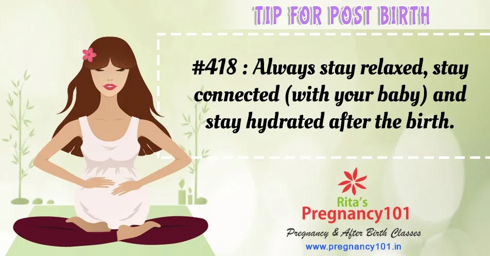 Stay connected with your baby stay hydrated