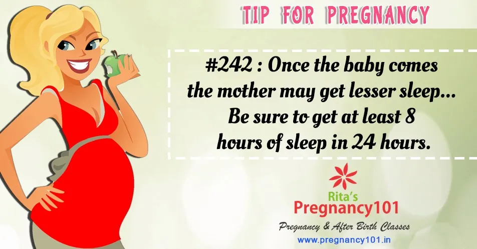Once the baby comes the mother may get lesser sleep