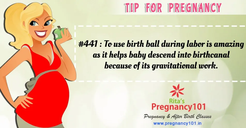 Use birth ball during labor is amazing