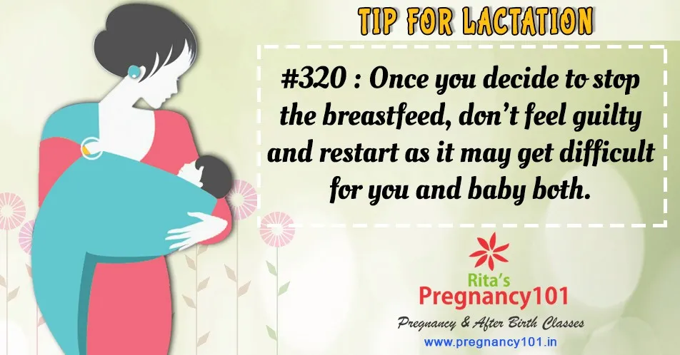 Lactation care tip for breastfeeding