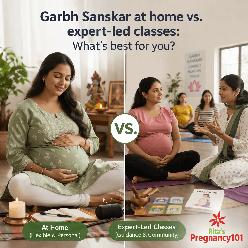 Garbh Sanskar at home vs. expert-led classes: What’s best for you?