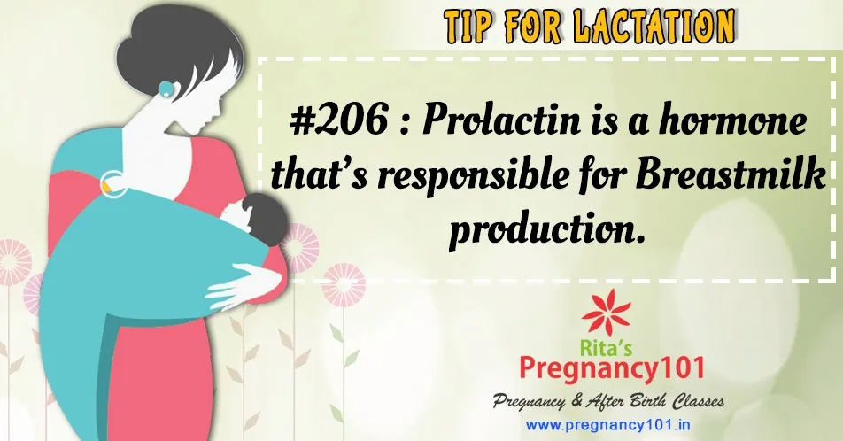 Prolactin is a hormone thats responsible for breastmilk production
