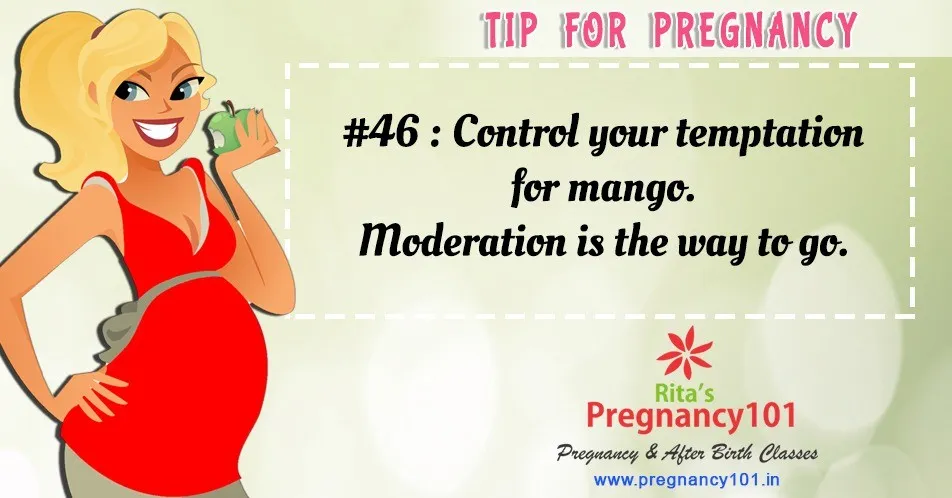 Control your temptation for mango