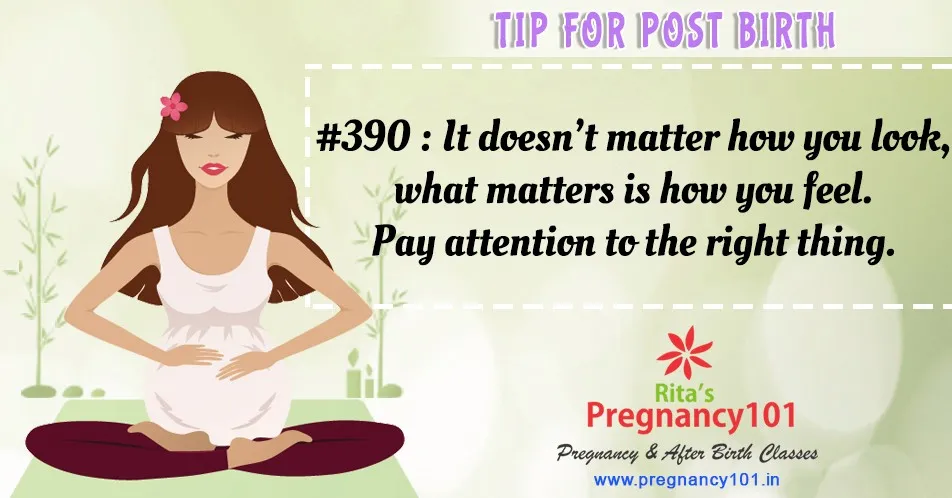 It doesnt matter how you look what matters is how you feel