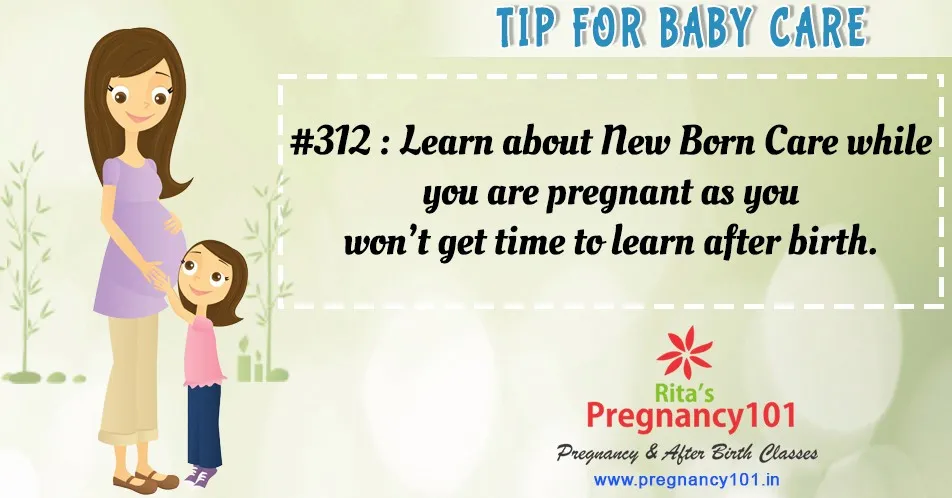 Learn about new born care while you are pregnant