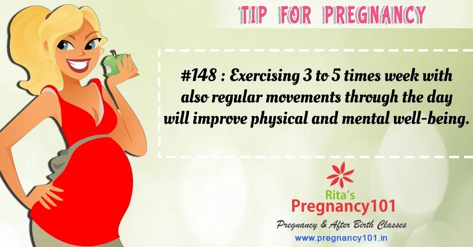 Exercising 3 to 5 times week with also regular movements through the day