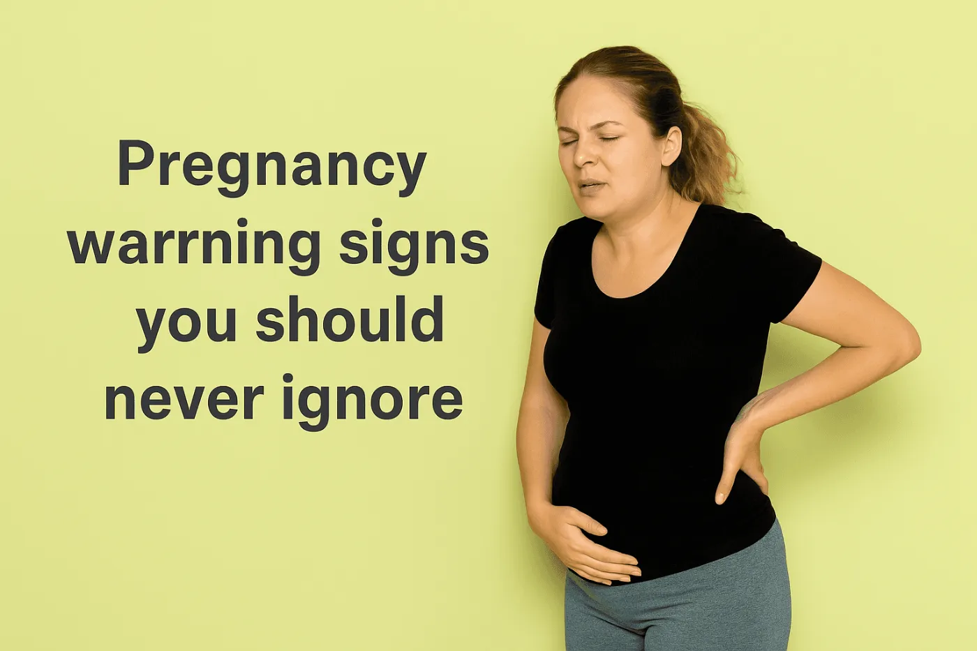 Pregnancy Warning Signs you Should Never Ignore