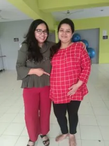 Rupal gave Birth to a baby Girl Normally with 2 Days of Labor at 41 Weeks and one day with full Moral and Physical Support