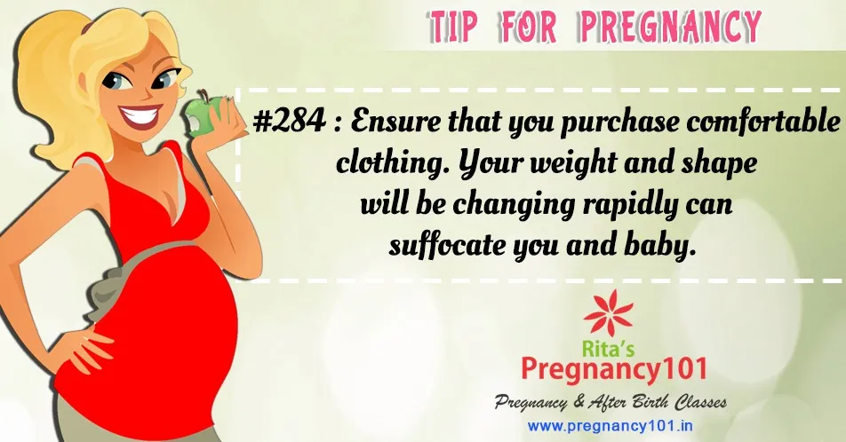 Ensure that you purchase comfortable clothing