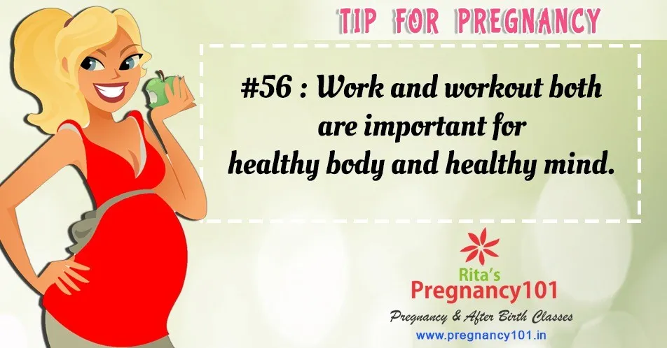 Work and workout both are important for healthy body and healthy mind