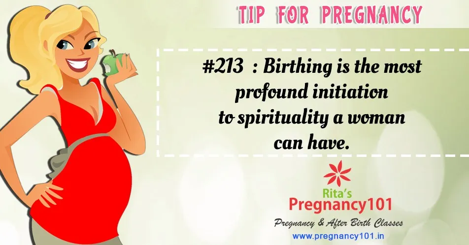 Birthing is the most profound initiation to spirituality a woman can have