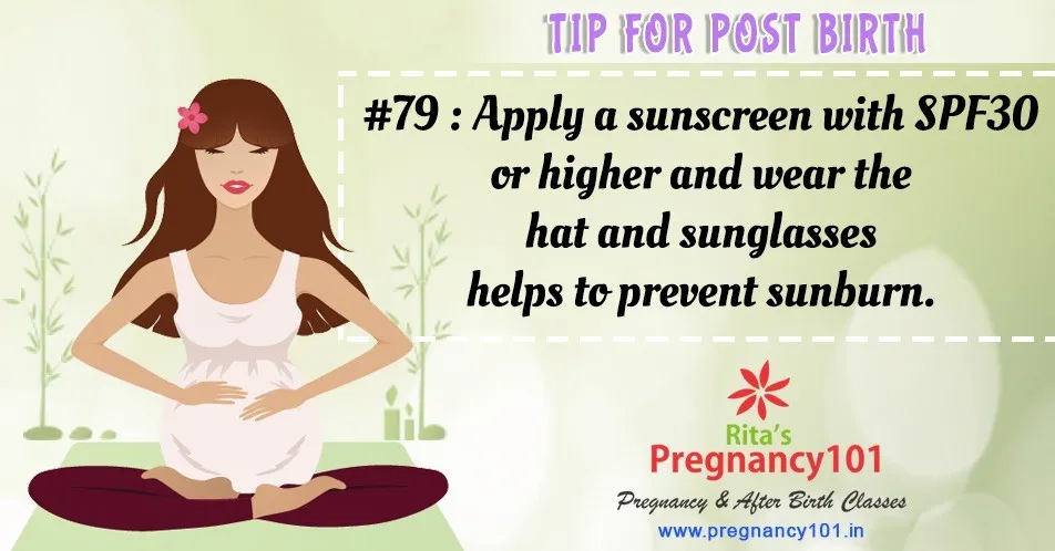 Apply a sunscreen with spf30 and sunglasses helps to prevent sunburn