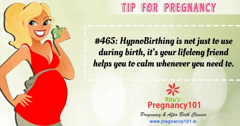 Hypnobirthing is not just to use during birth
