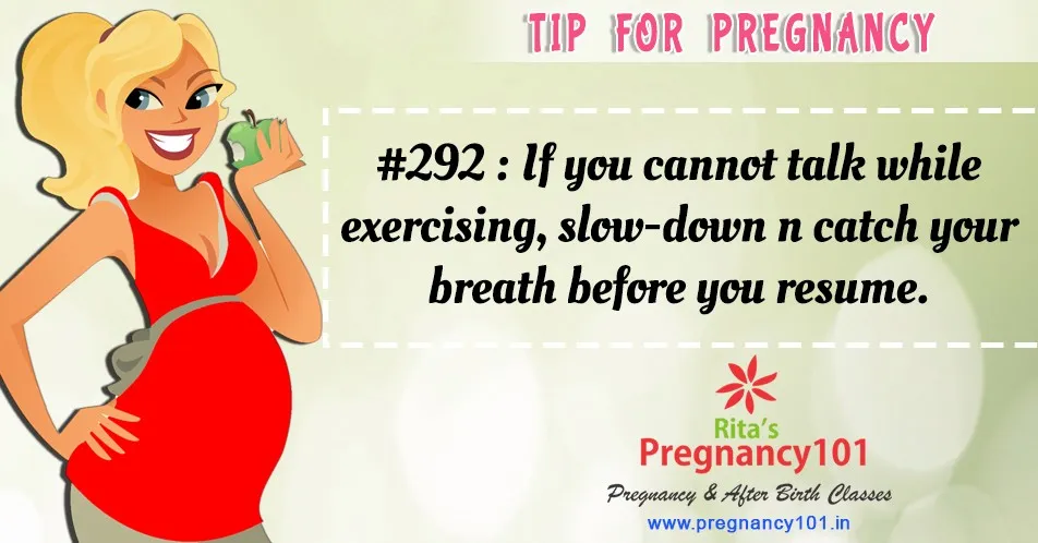 Pregnancy exercise