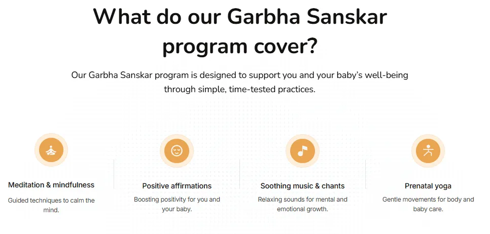 Garbh Sanskar program cover