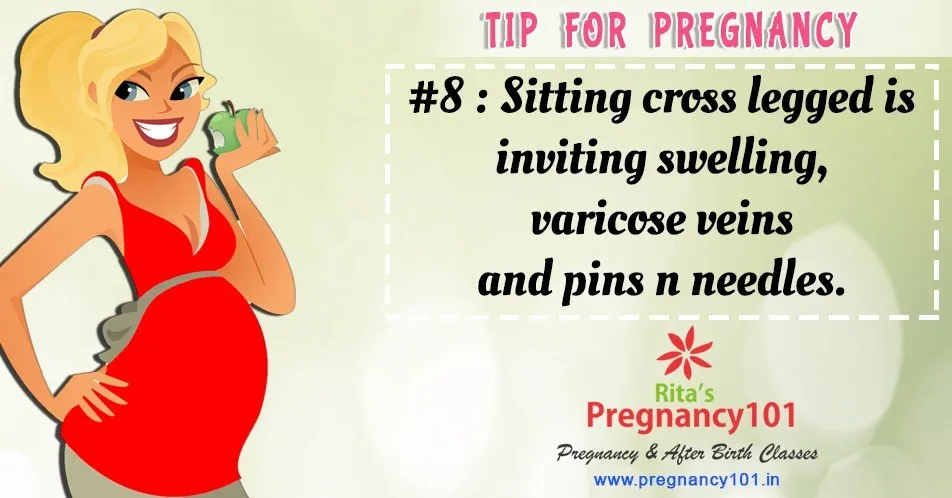 Sitting cross legged is inviting swelling varicose veins and pins n needles