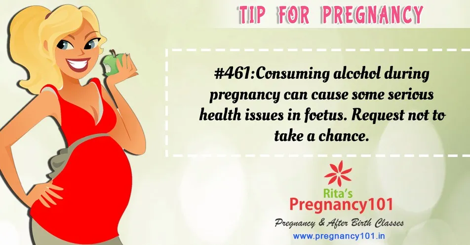 Alcohol during pregnancy can cause some serious health issues
