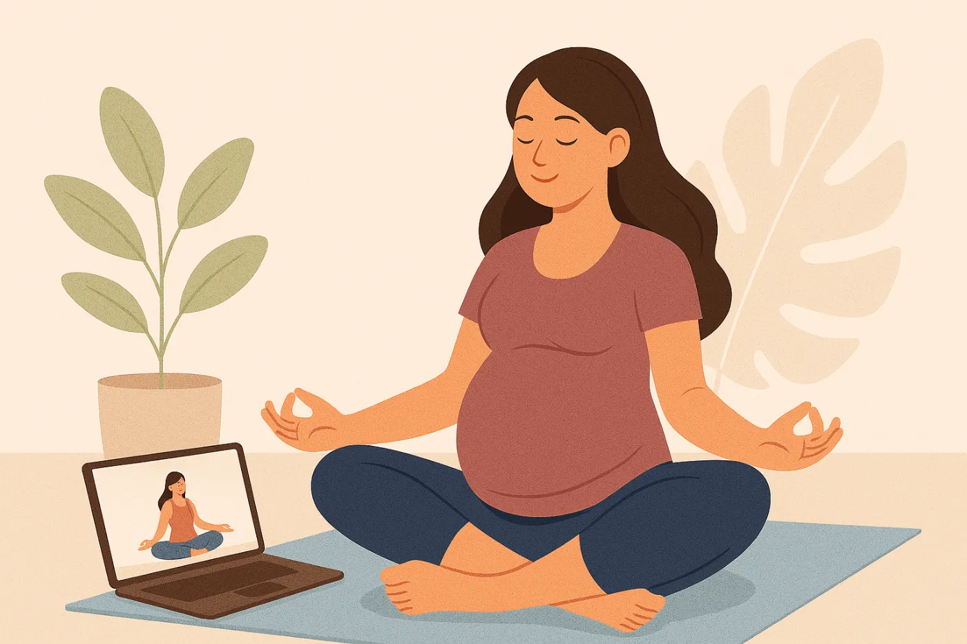 Online prenatal yoga