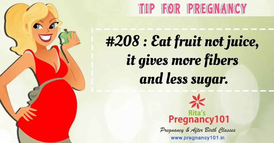 Eat fruit not juice it gives more fibers and less sugar