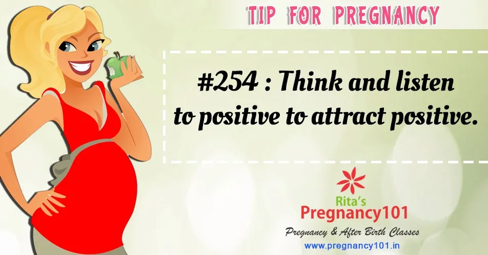 Think and listen to positive to attract positive