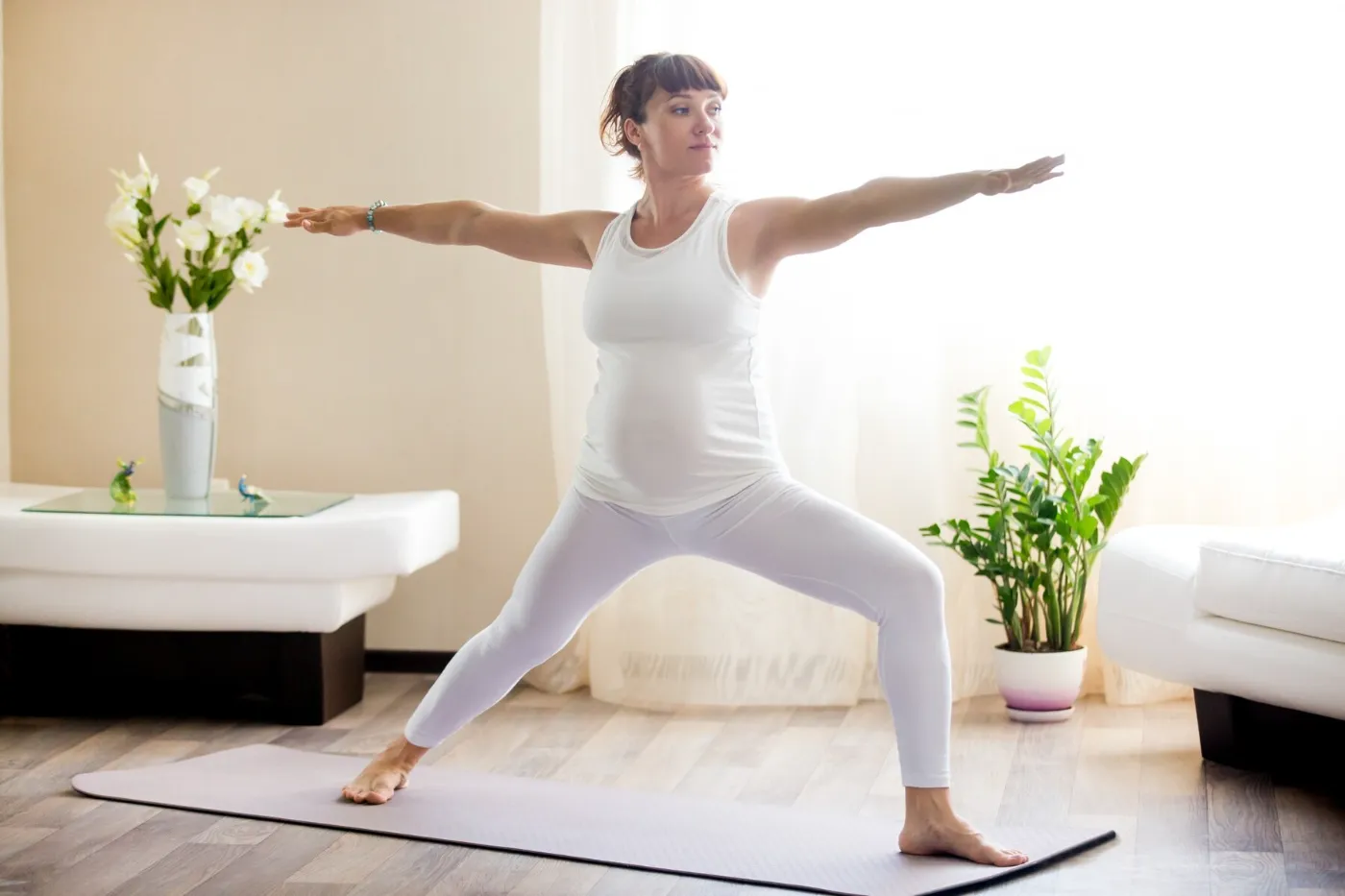 prenatal yoga at home