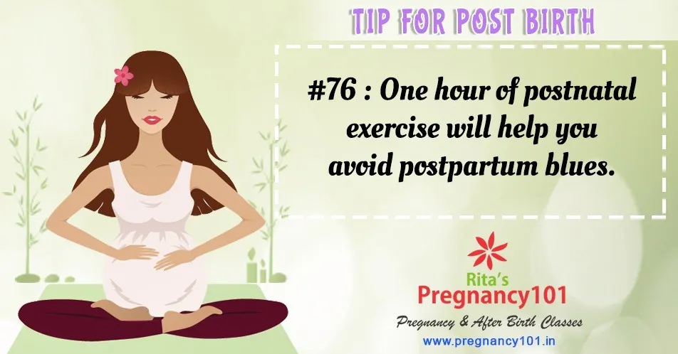 One hour of postnatal exercise will help you avoid postpartum blues