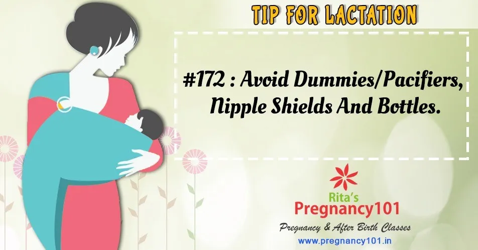 Avoid dummiespacifiers nipple shields and bottles