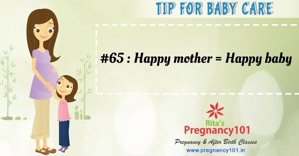 Happy mother happy baby