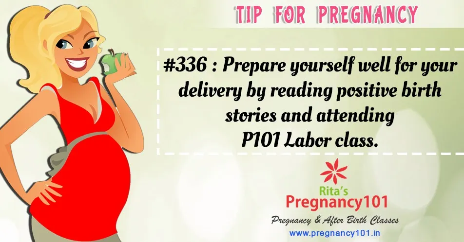 Reading positive birth stories and attending p101 labor class