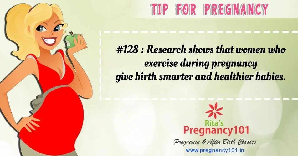 Exercise during pregnancy give birth smarter and healthier babies
