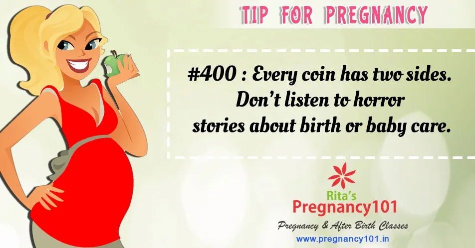 Dont listen to horror stories about birth or baby care
