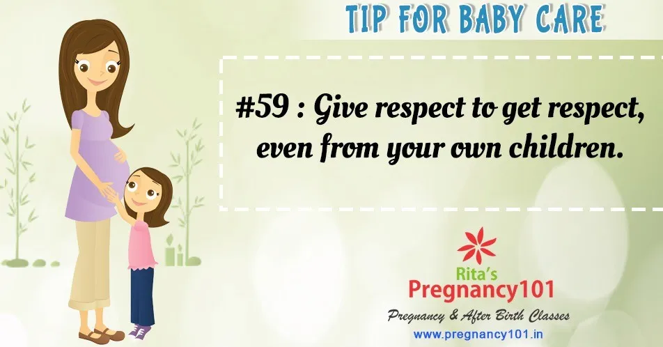 Give respect to get respect even from your own children