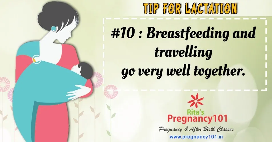 Breastfeeding and travelling go very well together