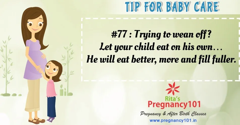 Let your child eat on his own he will eat better more and fill fuller