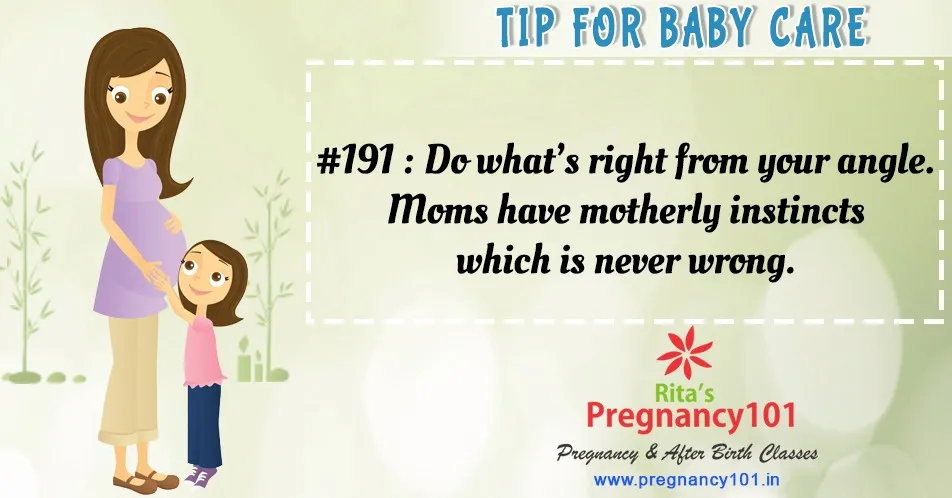 Do whats right from your angle moms have motherly instincts which is never wrong