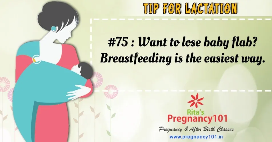 Want to lose baby flab breastfeeding is the easiest way