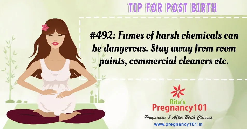Avoid strong smells postbirth nausea tip - pregnancy101.in