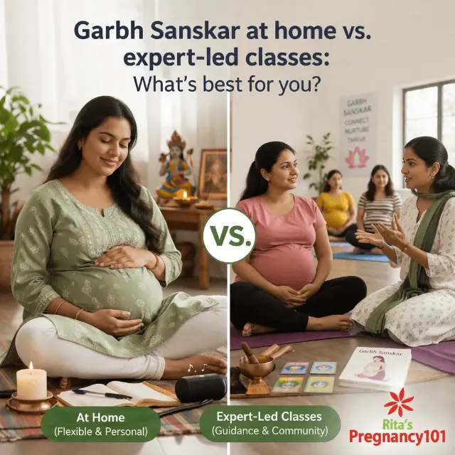 Garbh Sanskar at home vs. expert-led classes: What’s best for you?