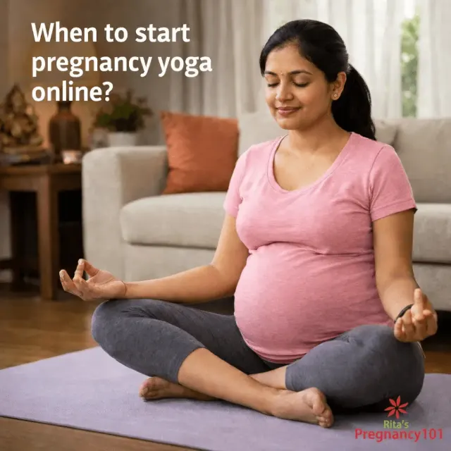 When to start pregnancy yoga online? 
