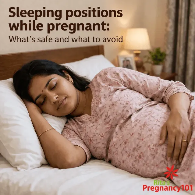 Sleeping positions while pregnant: What’s safe and what to avoid