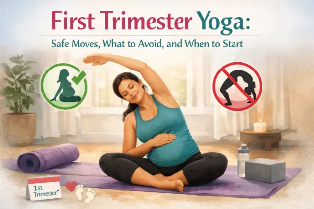 First trimester yoga: Safe moves, what to avoid, and when to start