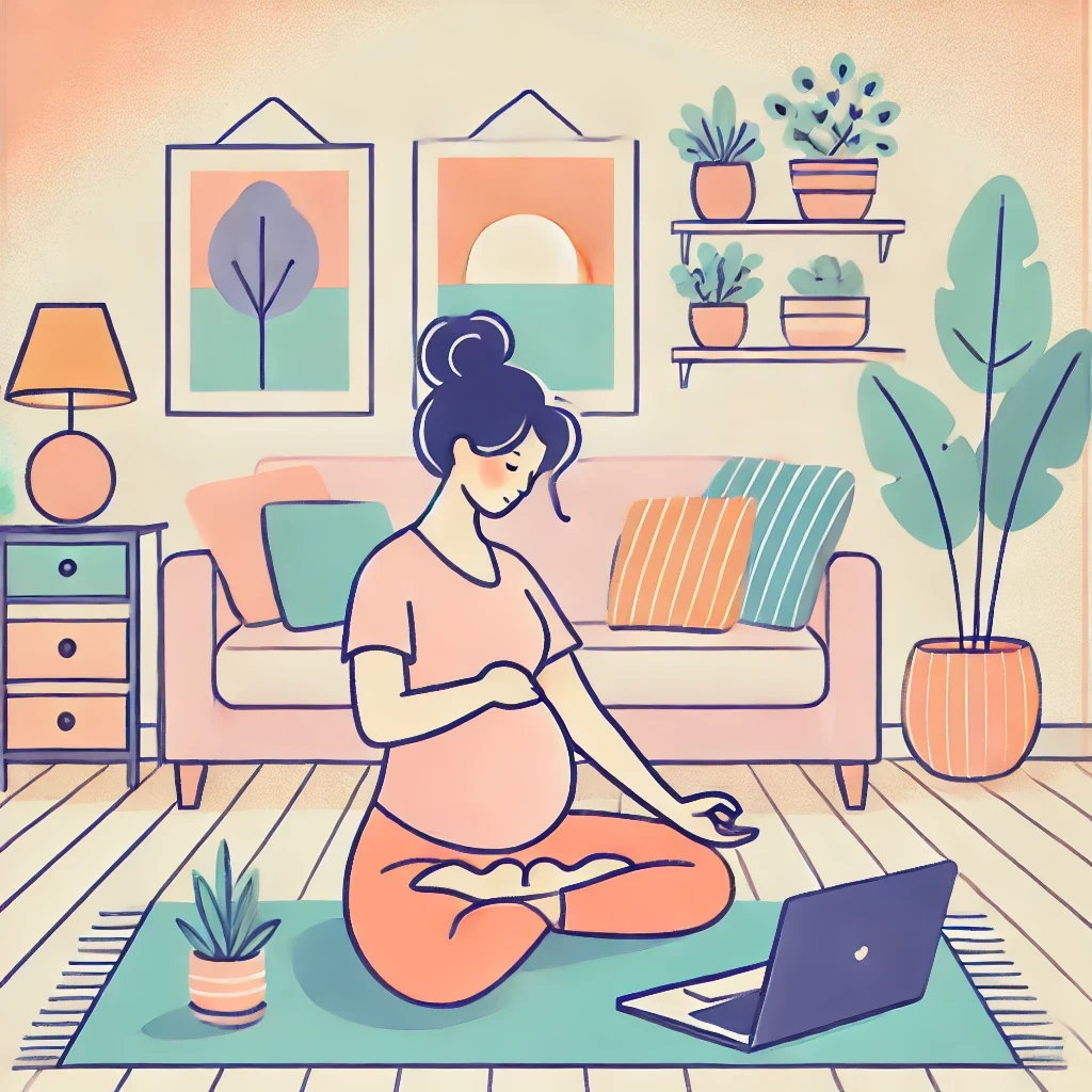 How Online Yoga Helped me Stay Grounded Through Pregnancy